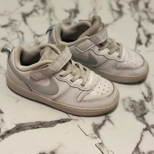 White & Gray Nike Sneakers
